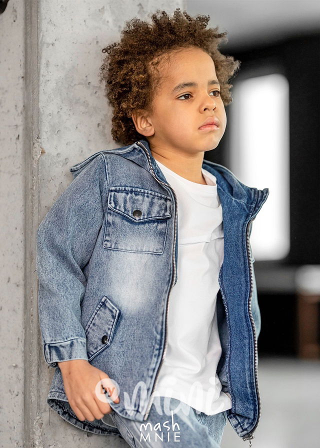 Jeans parka ice blue *MashMnie*