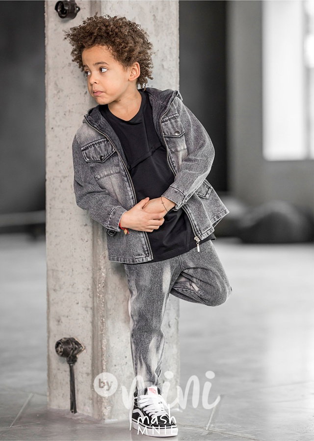 Jeans parka ice grey *MashMnie*