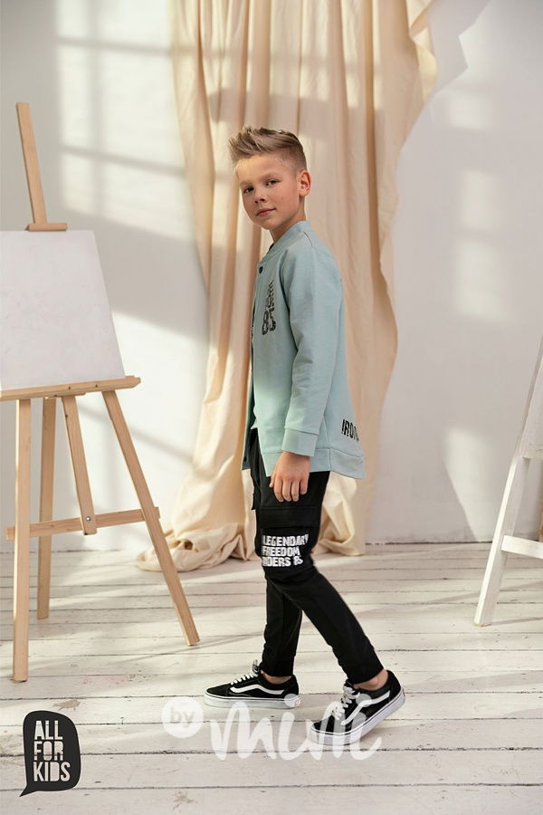 Riders bomber mikina - mint