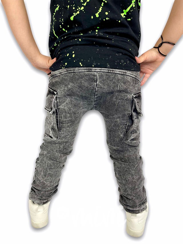 Dark jeans chlapecké baggy kapsáče