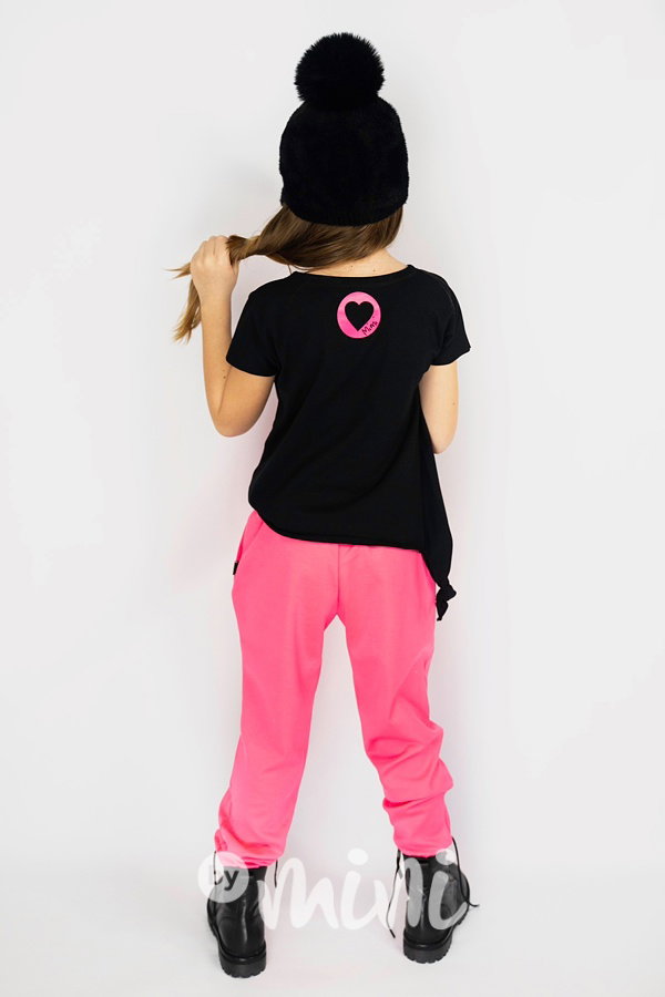 Neon pink tepláky