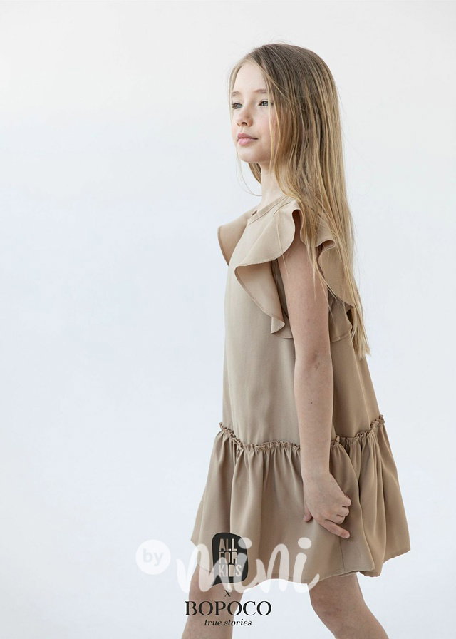 Summer holiday šaty beige