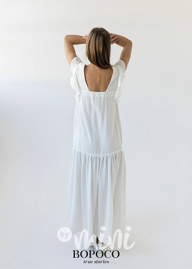 Summer holiday šaty white