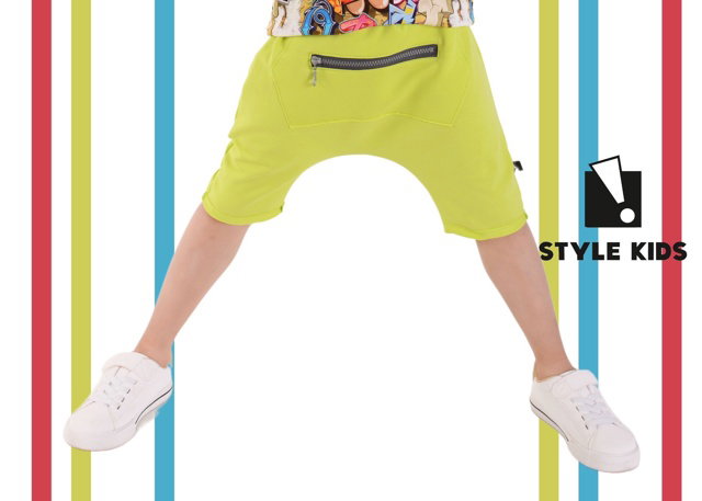 Pastel lemon kraťasy se zipem