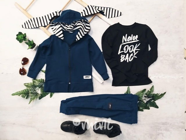 Midnight blue mikina bunny