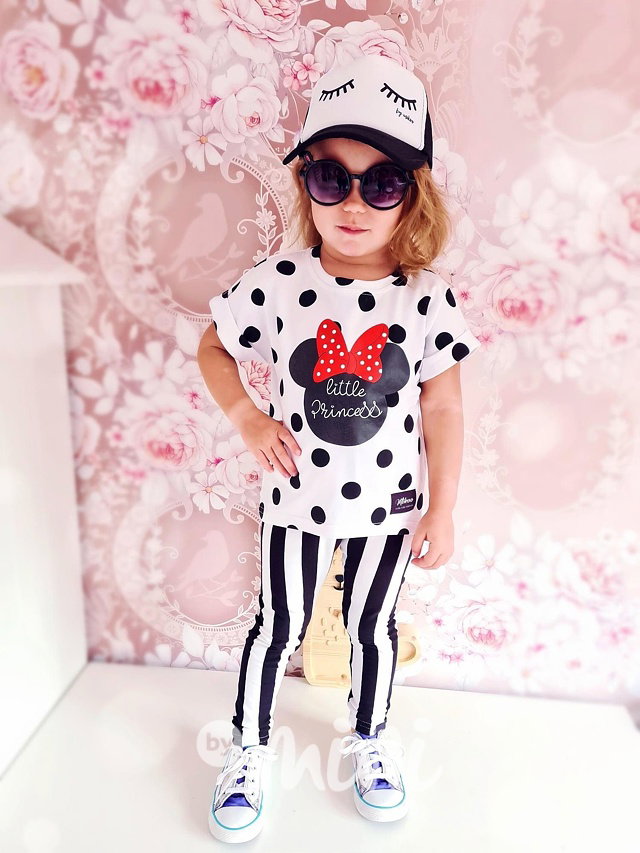 Little Princess Minnie puntíkaté triko