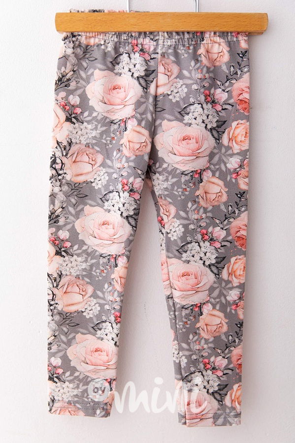 La vie en rose soft cotton legíny *Lily Grey*