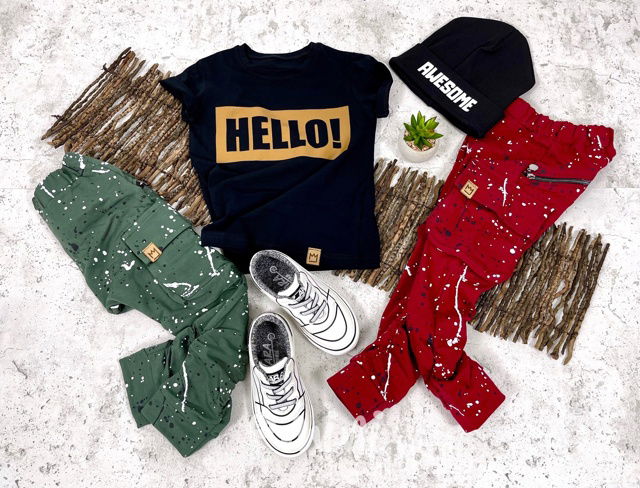 Splash chlapecké baggy kapsáče zip - green tree