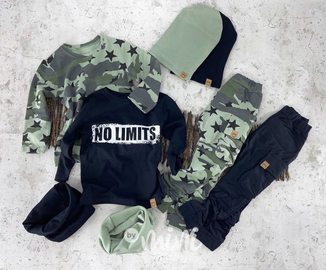 ARMY stars baggy kapsáče zip