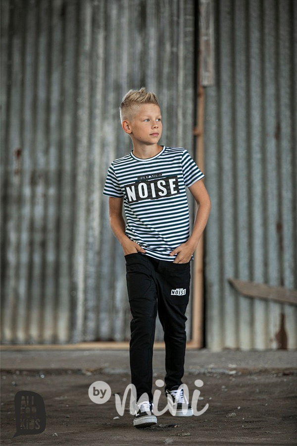 NOISE jogger tepláky černé