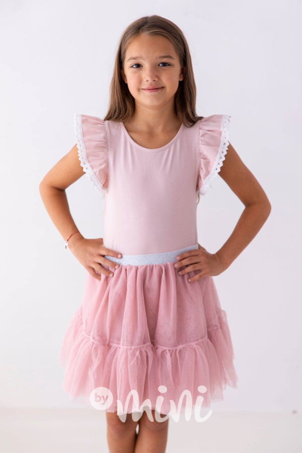 Pudder & Silver maxi tutu sukně Lily Grey