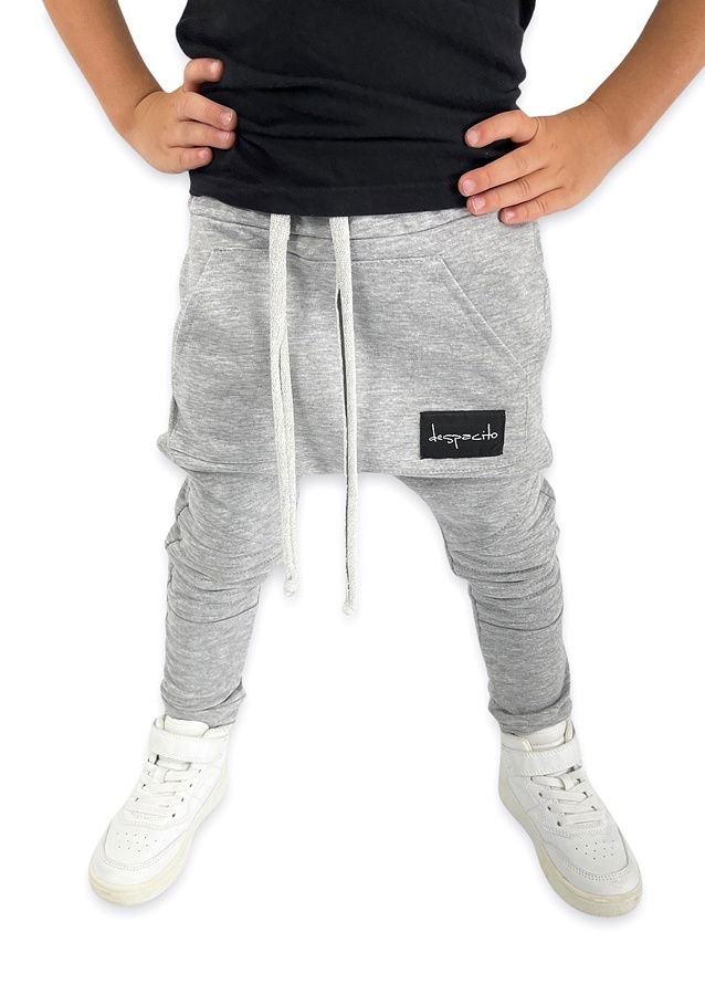 Despacito biker pants grey melange