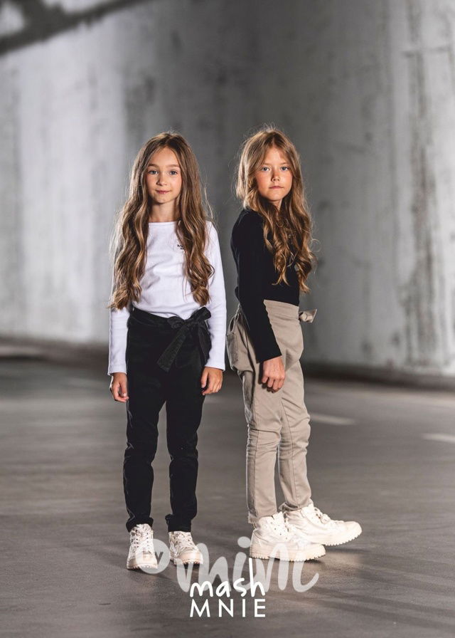 Žebrovaná blůzka černá *MashMnie*