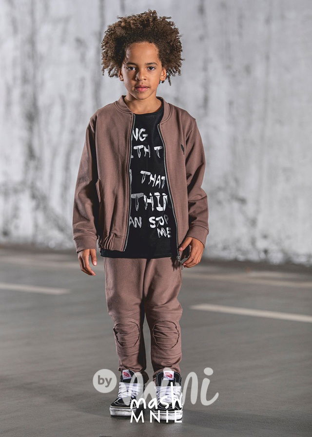 Taupe brush tepláky s prošitím *MashMnie*