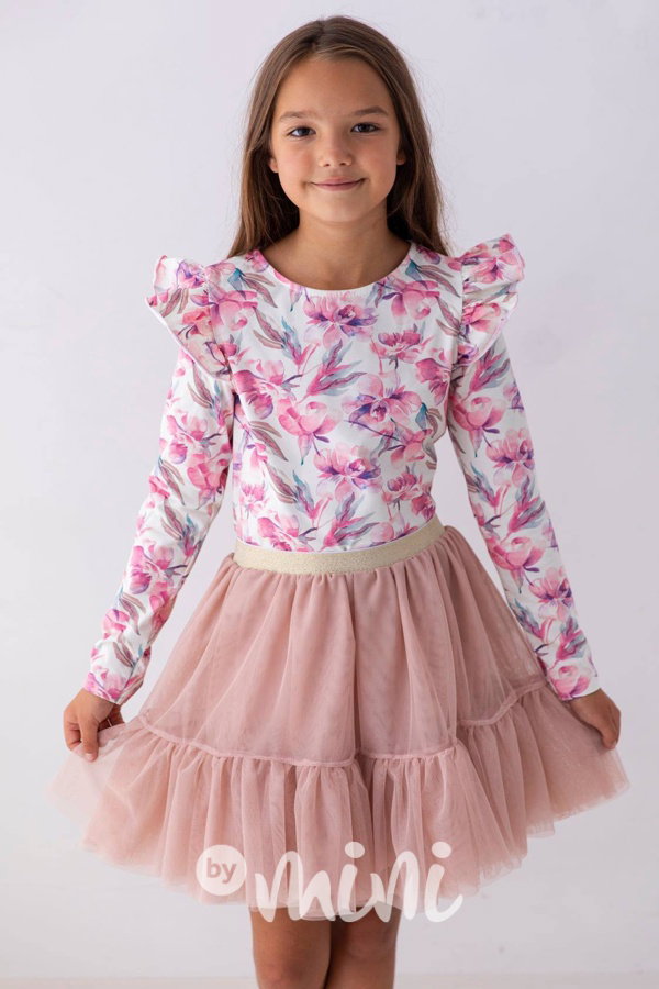 Pudder & Gold maxi tutu sukně Lily Grey
