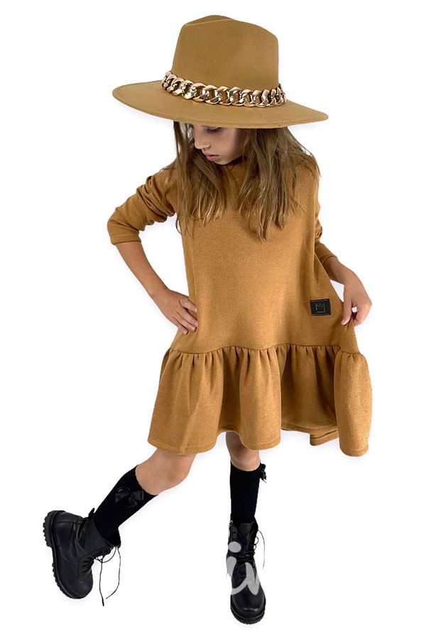 Svetříkové oversize šaty honey