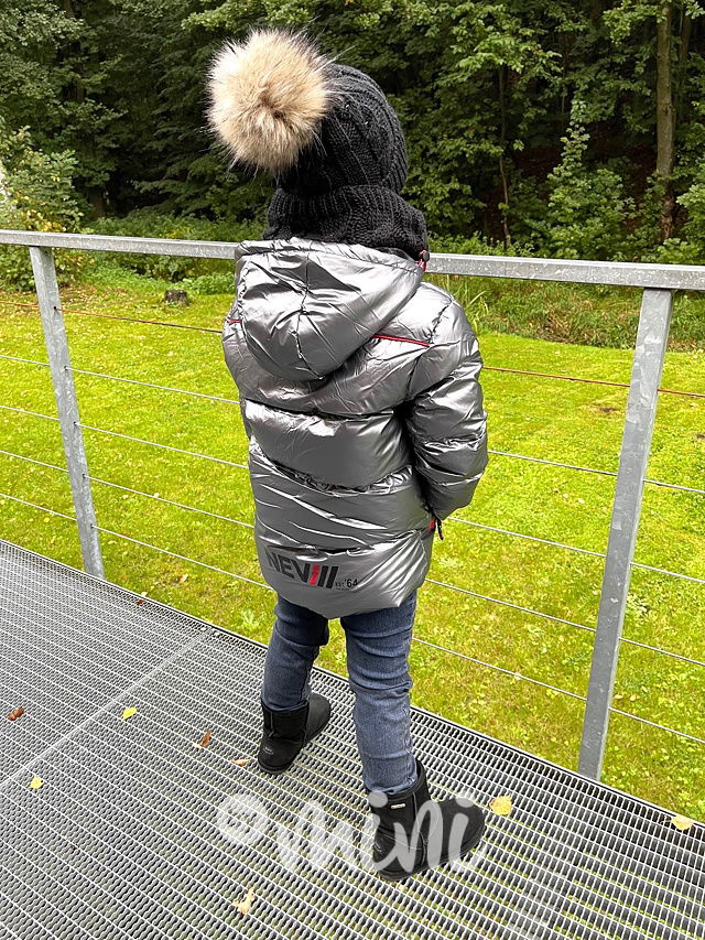 Zimní bunda space grey