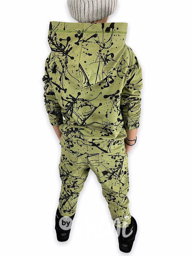 Pistacchio splash mikina