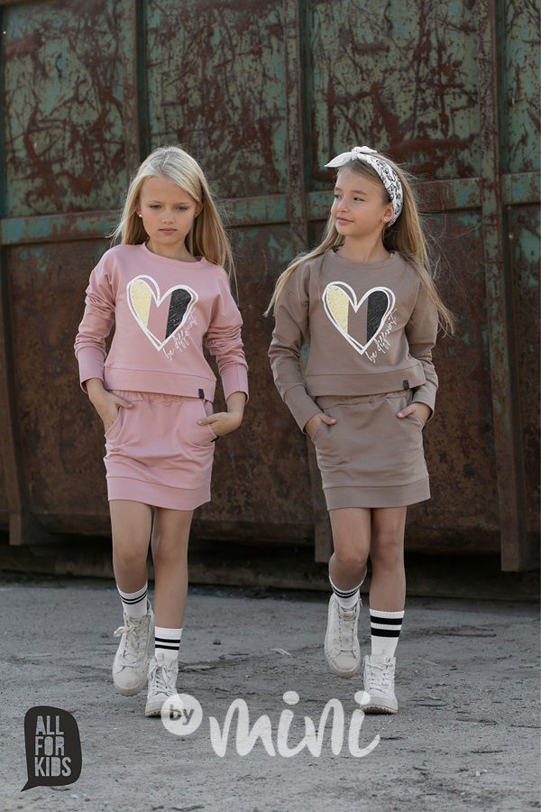 HEART komplet pink
