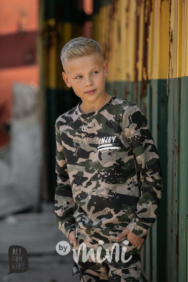 ENJOY army mikina