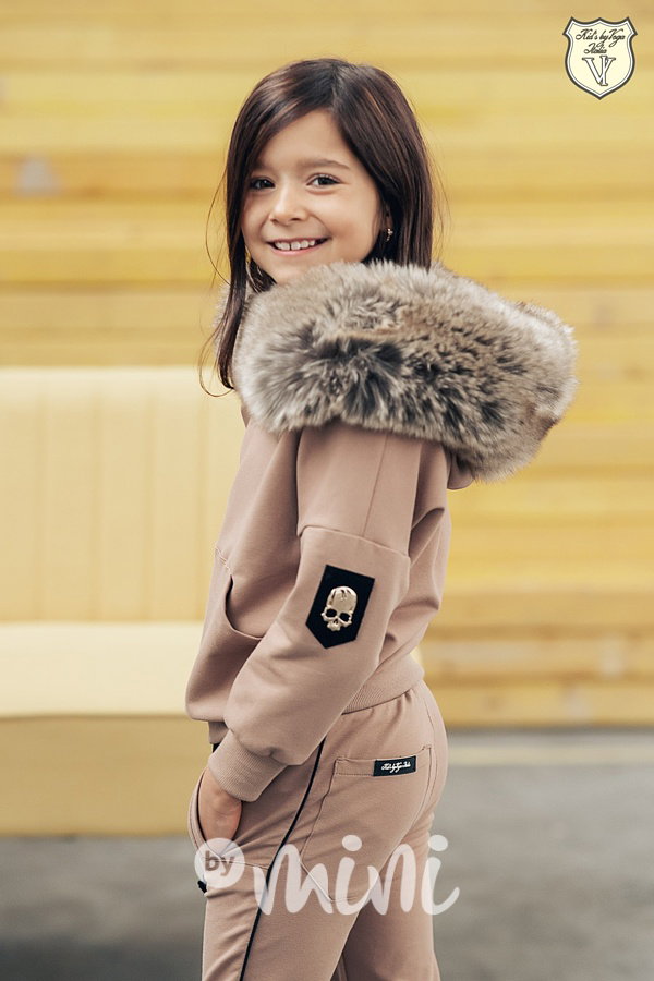 Voga mikina fur beige