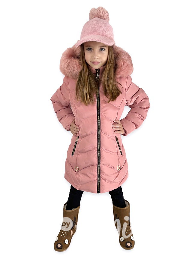 Zimní kabát PUDDER PINK