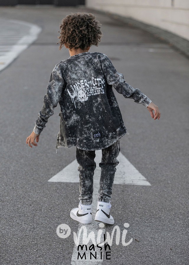 Splash acid wash jeansy black *MashMnie*