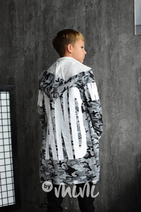 Army dlouhý plášť / kardigan