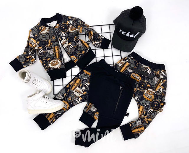 Baggy Champion s kapsičkou a zipem