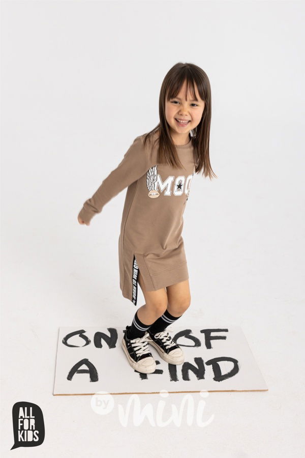 MOOD mikinová tunika béžová