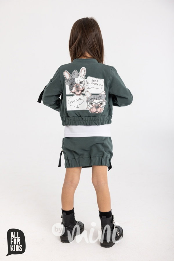 Buldoček bomber pastel khaki