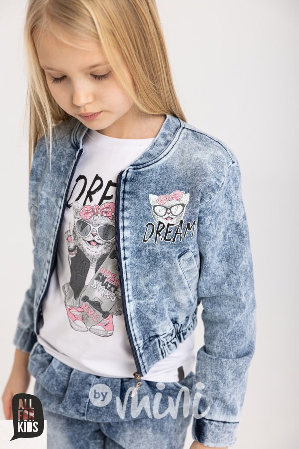 Cool cat jeans bomber blue