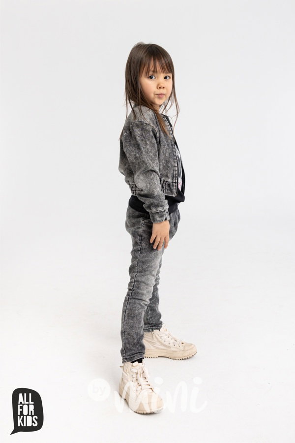 Cool cat jeans bomber black