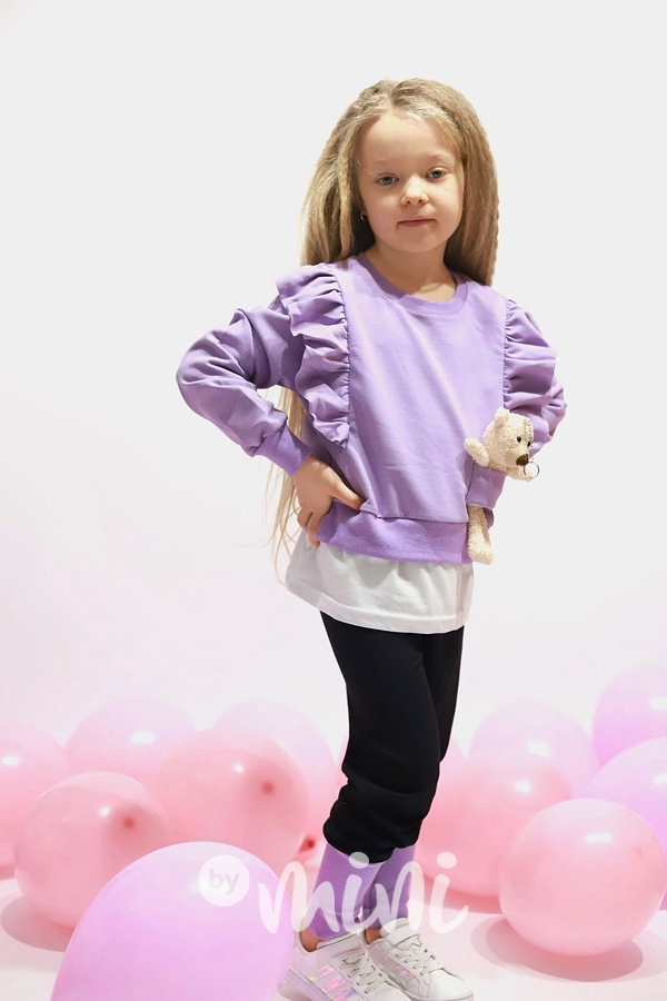 Teddy komplet lila