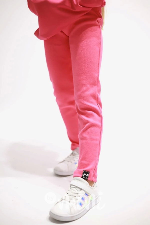 Žebrované legíny malina MIMI