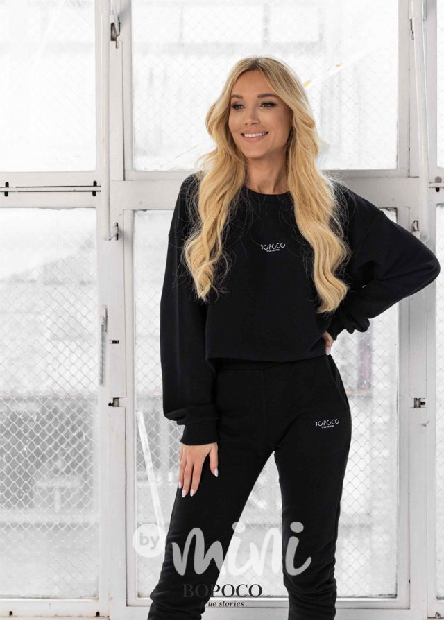 Tepláková souprava Matching black