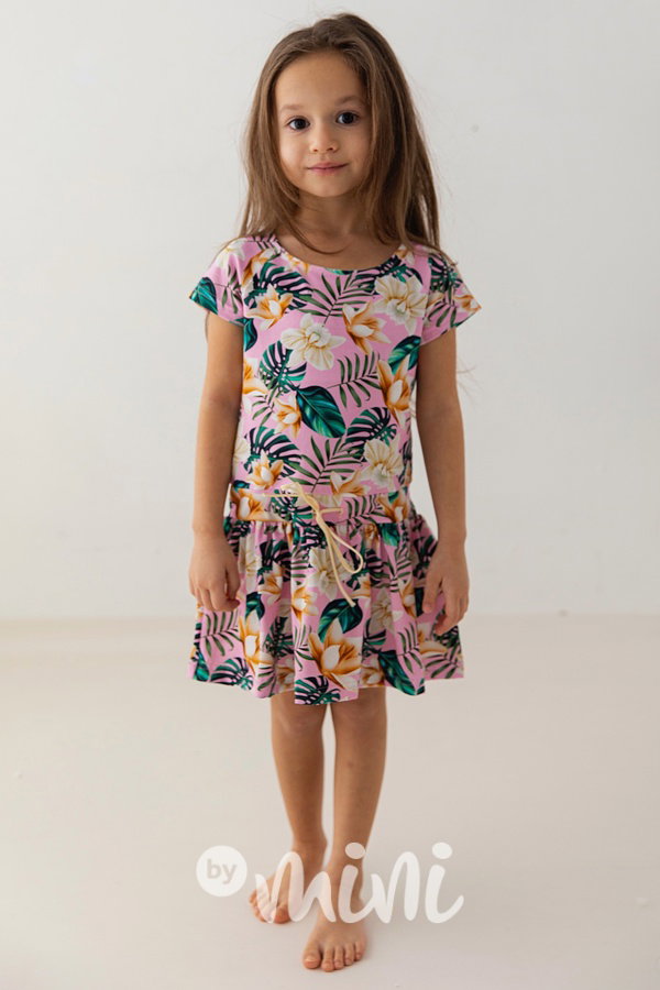 Lily Grey šaty Pink tropic