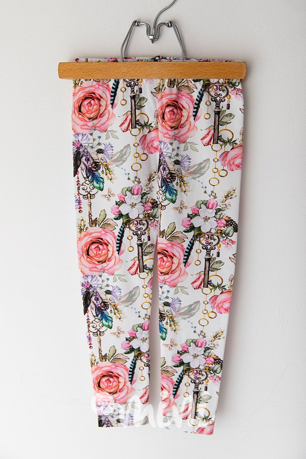 Roses&Key soft cotton legíny *Lily Grey*