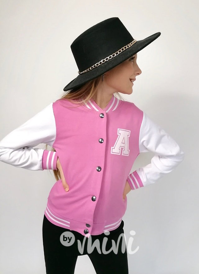 Cheerleader sporty mikina pink