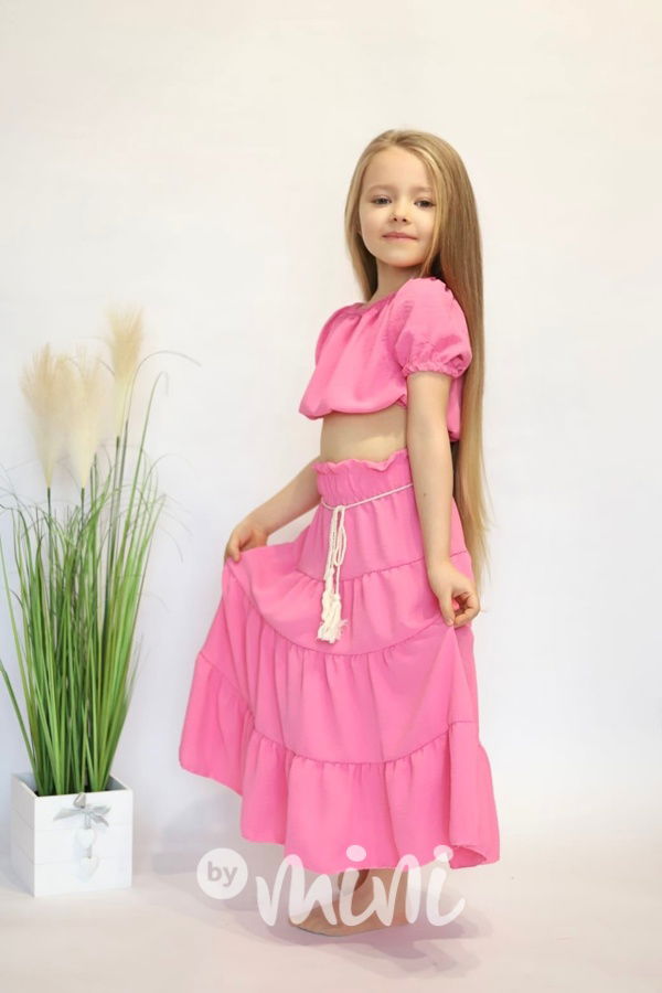 Letní boho set růžový