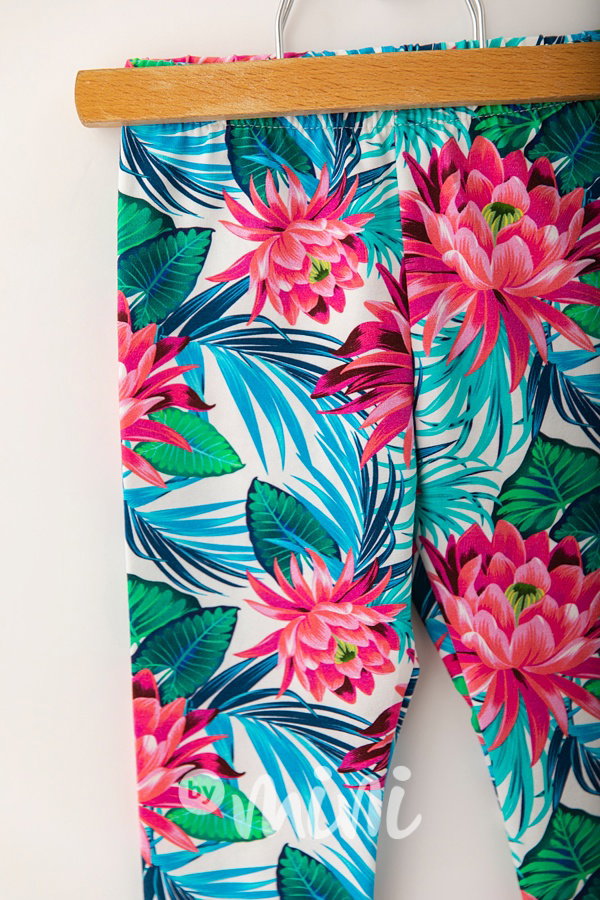 Royal tropic soft cotton legíny *Lily Grey*