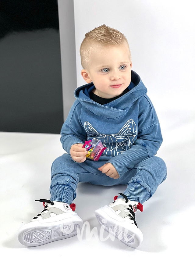 Despacito baggy acid wash blue