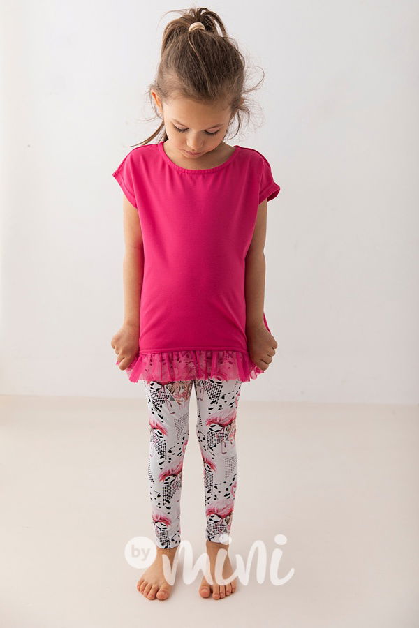 Millennium Flamingo soft cotton legíny *Lily Grey*