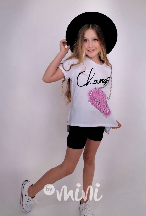 Glamour 3D triko white