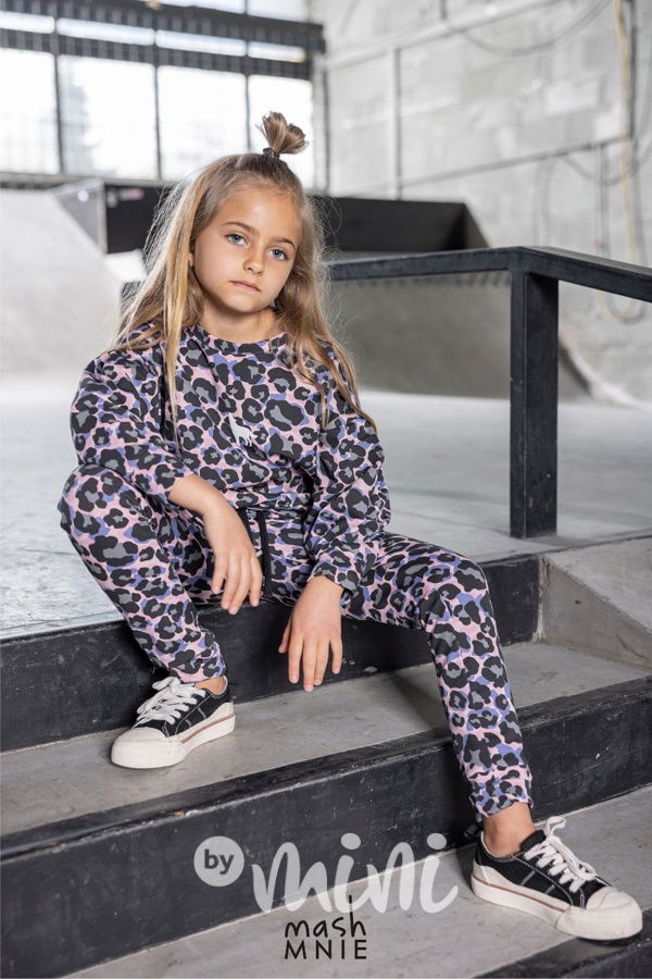 Mash Mnie tepláky jogger panterka