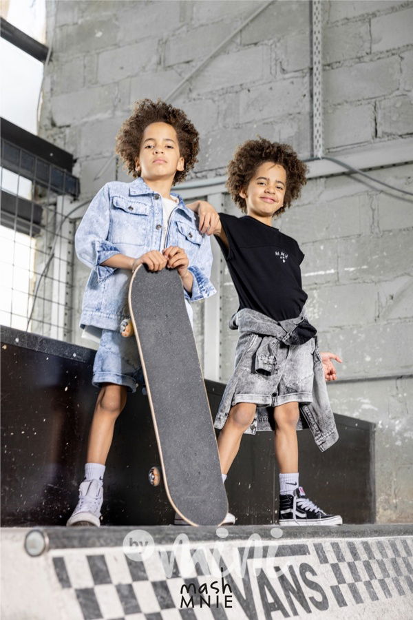 Acid wash blue jeans kraťasy *MashMnie*