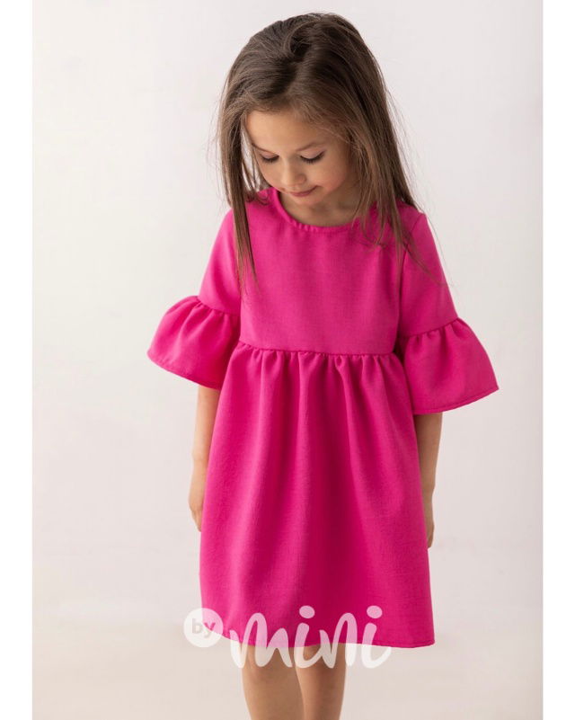 Lily Grey dětské šaty fuchsia