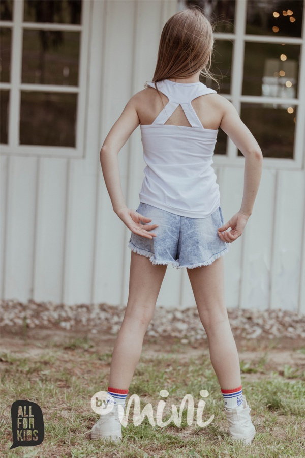 Letní jeans kraťasy