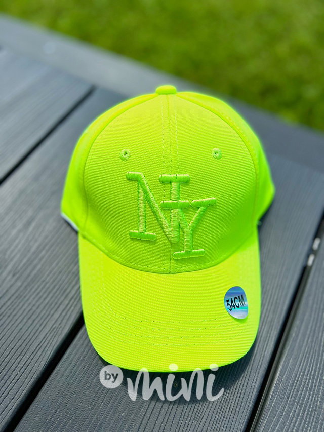 NY kšiltovka neon yellow