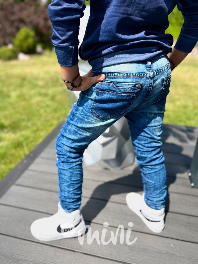 Ripped jeans s mačkaným efektem Lionel